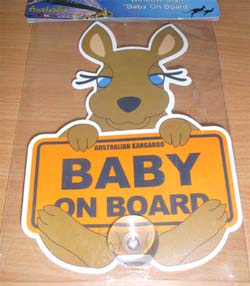 Swinger - Auto roadsign - Baby on board - Kangaroo